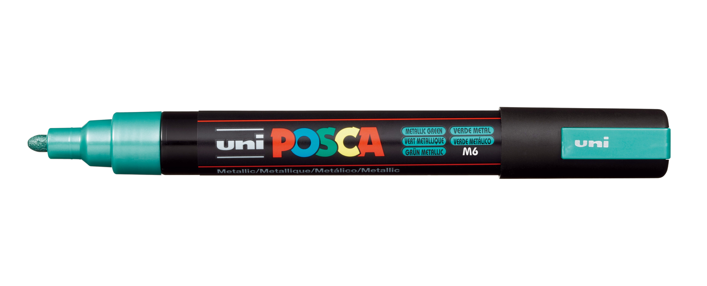 Stylos à peinture Posca - PC5M - avec métallisé et fluorescent