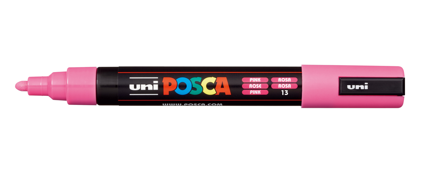 Posca Paint Pens - PC5M - incl Metallic & Fluorescent