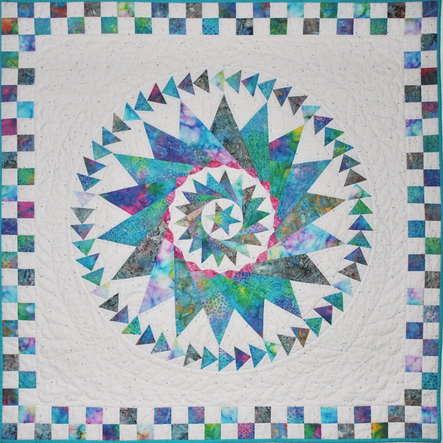 Not a Mariner's Compass - Paper pieced quilt pattern with many variations