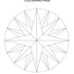 Mariners Compass - Multi version pattern - 3 sizes - 3 outer ring options