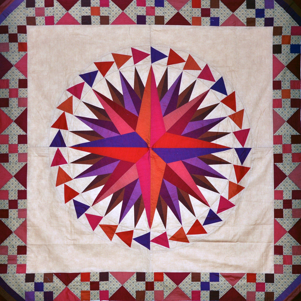 Mariners Compass - Multi version pattern - 3 sizes - 3 outer ring opti ...