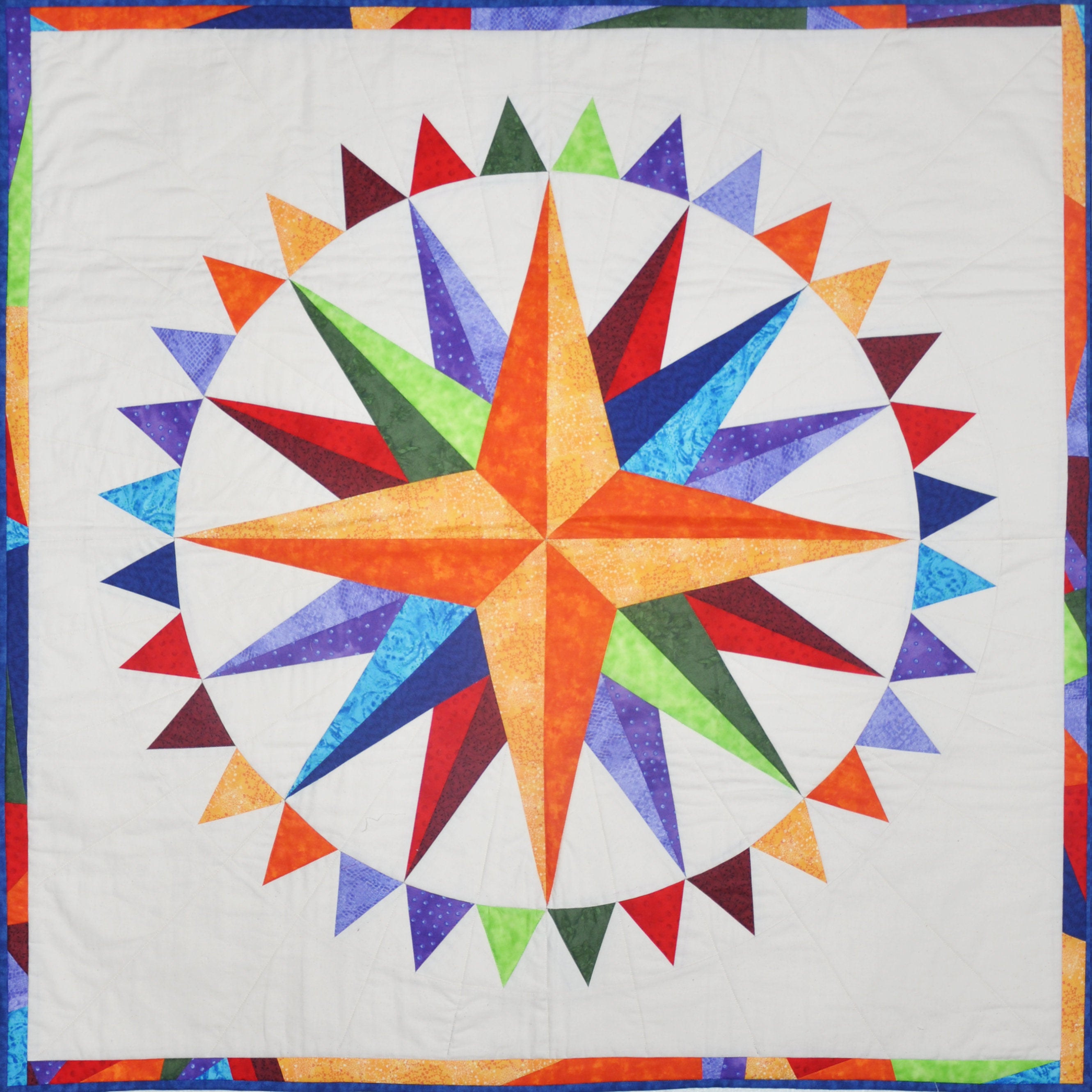 Mariners Compass - Multi version pattern - 3 sizes - 3 outer ring opti ...