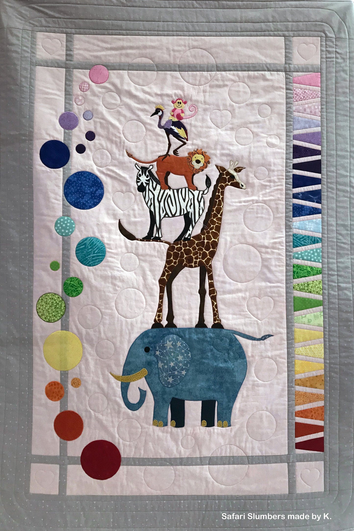 Safari Slumbers - Quilt Pattern with African Zoo animal friends