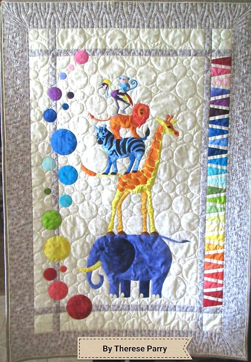 Safari Slumbers - Quilt Pattern with African Zoo animal friends