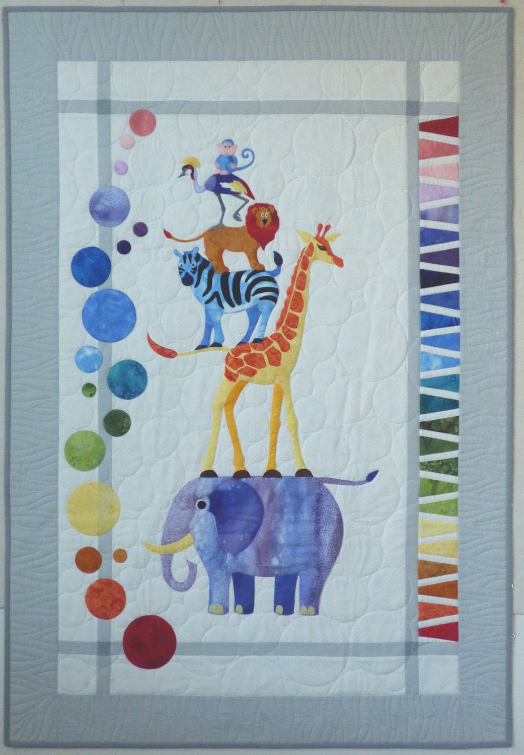 Safari Slumbers - Quilt Pattern with African Zoo animal friends