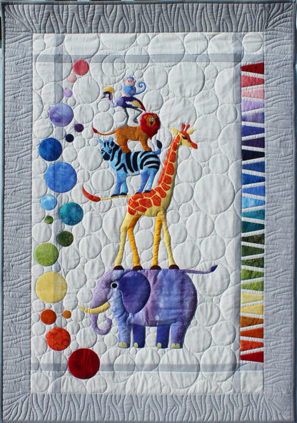 Safari Slumbers - Quilt Pattern with African Zoo animal friends