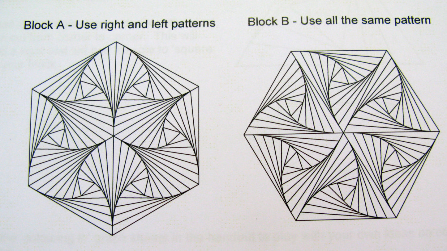 Twisted Log Cabin - Quilt Pattern - 3 designs in 1