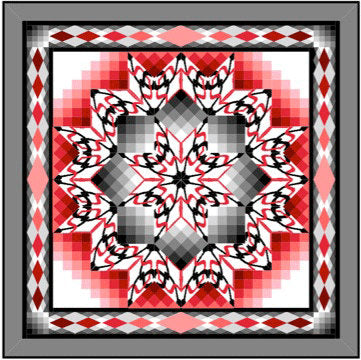 Nebula 2 sew textiles quilt pattern