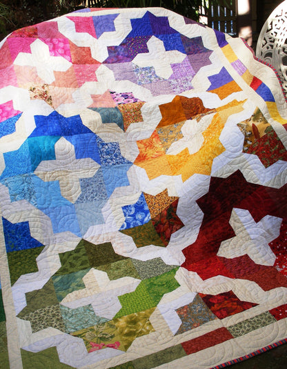 Flying Colors - Quilt Pattern downloadble .pdf
