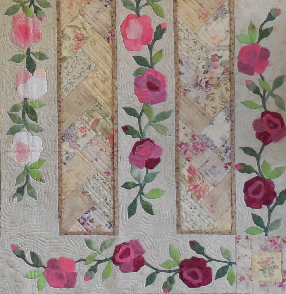 Antique Tea Roses - Quilt Pattern